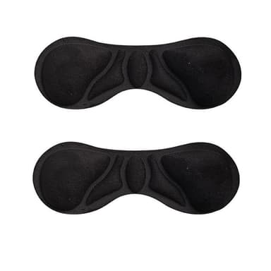 Butterfly Heel Grip hälskydd 1 par Sort