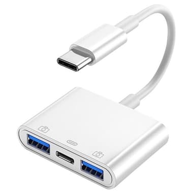 3i1 USB-C till USB-C och 2xUSB-A