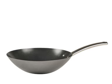 Funktion Wok Dia. 30,5 x 8,4 cm Sort carbonstål