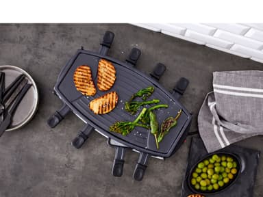 Nordic Sense Raclette 8 pers. 1000 watt Sort