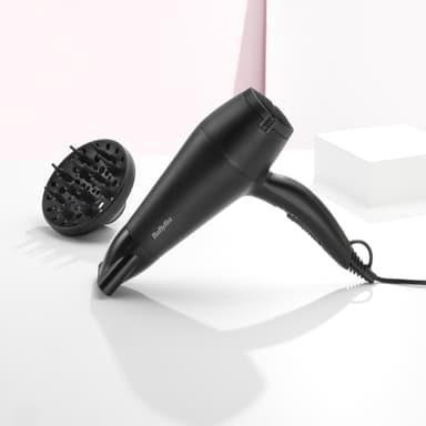 BaByliss D215DE hårtørrer D215DE (Sort)