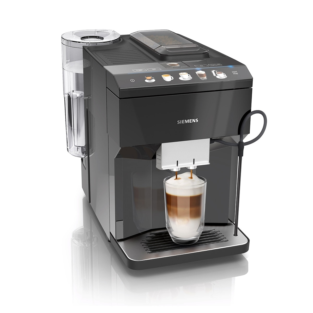 Siemens Automatisk kaffemaskine TP503R09 (Piano sort) thumbnail
