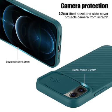 iPhone 13 PRO MAX Cover Etui Case (Grøn)