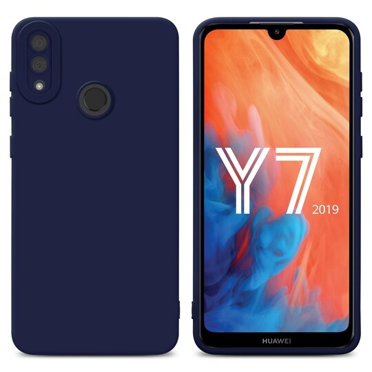 Huawei Y7 2019 / Y7 PRIME 2019 Cover Etui Case (Blå)