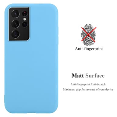 Samsung Galaxy S21 ULTRA Cover Etui Case (Blå)