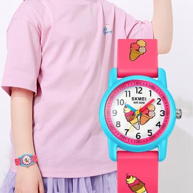 Sport Vandtæt børneur Ur Quartz Watch - Flødeis