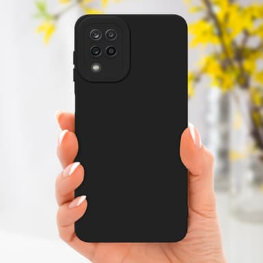 Samsung Galaxy A12 / M12 Etui Case Cover (Sort)
