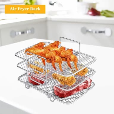 Luftfriturestativ til Ninja Air Fryer Flerlags dobbeltkurv
