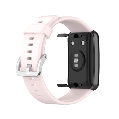 Silikone Watch Armbånd Urrem til Huawei Watch Fit (TIA-B09/TIA-B19) Lyserød