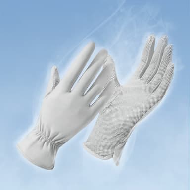 Is silke mesh solcreme handsker 1 par Grå