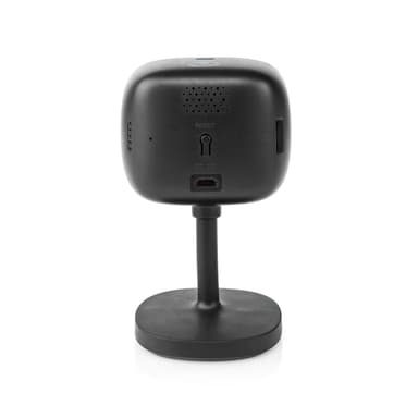 Nedis SmartLife Indendørs Kamera | Wi-Fi | Full HD 1080p | Cloud Storage (mulighed) / microSD (ikke inkluderet) / Onvif | Med bevægelsessensor | Nattesyn | Sort