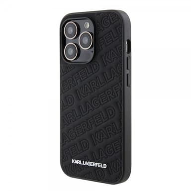 Karl Lagerfeld iPhone 15 Pro Cover Quilted K Pattern Sort