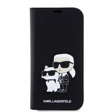 Karl Lagerfeld iPhone 14 Pro Max Etui NFT Saffiano Sort