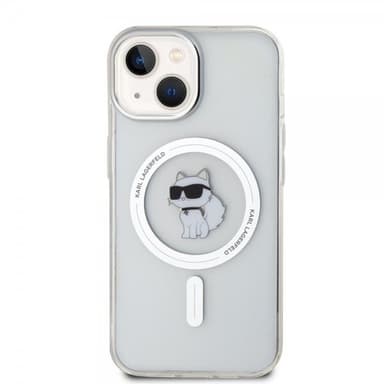 Karl Lagerfeld iPhone 15 Cover Choupette MagSafe Transparent