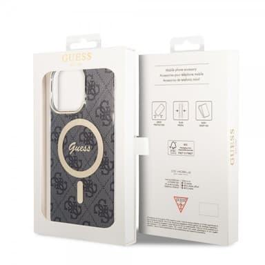 Guess iPhone 15 Pro Max Cover 4G Pattern MagSafe Sort