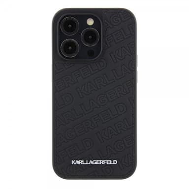 Karl Lagerfeld iPhone 15 Pro Cover Quilted K Pattern Sort