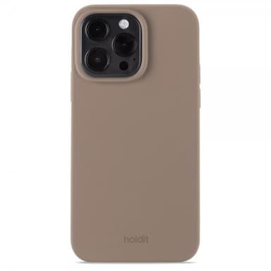 Holdit Silicone iPhone 15 Pro Max etui (mokkabrun)