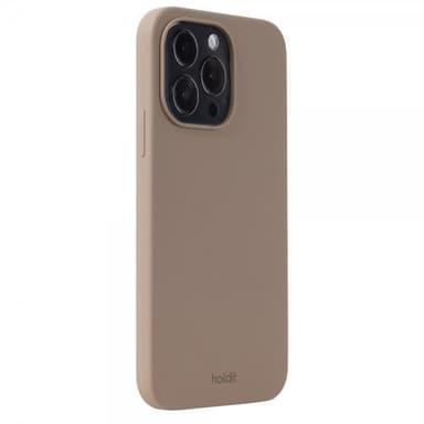 Holdit Silicone iPhone 15 Pro Max etui (mokkabrun)