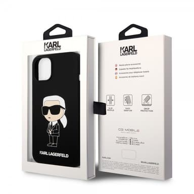 Karl Lagerfeld iPhone 15 Cover Ikonik NFT Sort