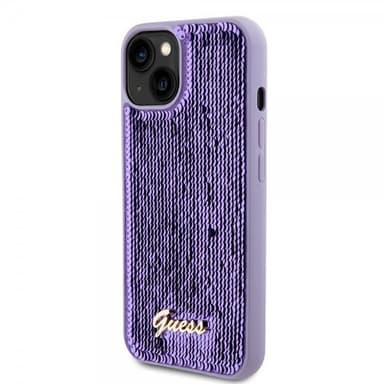 Guess iPhone 13 Cover Sequin Lilla