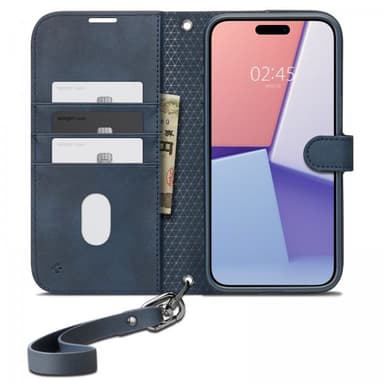 Spigen iPhone 15 Pro Max Etui Wallet S Pro Navy