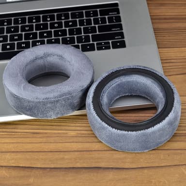 Flannel ørepuder til Beyerdynamic DT700 Prox DT900 Prox Grå Tykke flannel ørepuder
