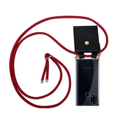 Samsung Galaxy M31 Etui Cover Kæde (Rød)
