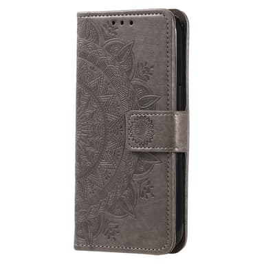 SKALO Sony Xperia 1 V Mandala Flip Cover - Grå