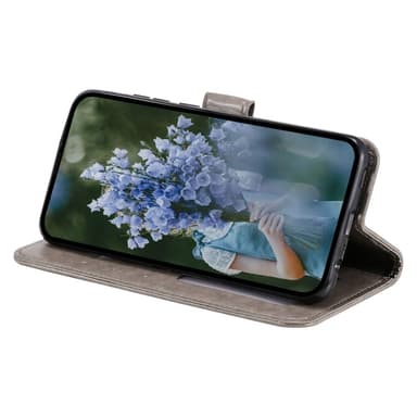 SKALO Sony Xperia 1 V Mandala Flip Cover - Grå
