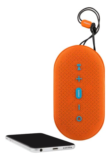 STREETZ water resistant Bluetooth speaker, 2x5W, IPX5, TWS,BT 4.2, ora