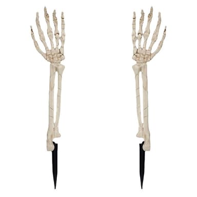 Halloween LED Lys Glødende Skelet Dekoration Lysende Arm - 1 stk