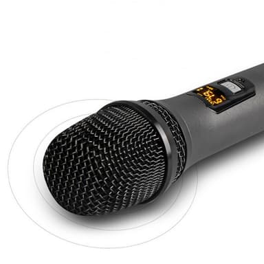 2-pak trådløs mikrofon Bluetooth rumklang med Android-portkabel MultiColor
