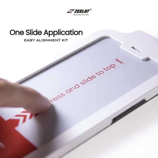 SolidSleek Anti Glare iPhone 13 Pro Max / 14 Max / Uden installationskit