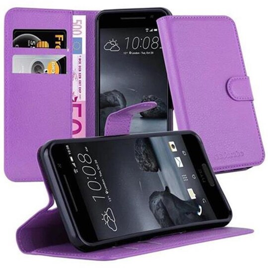 HTC ONE A9 Pungetui Cover Case (Lilla)