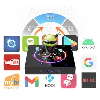 4+32 GB G96max 6K Ultra HD Smart TV-boks H616-chip Android 10.0 WiFi Bluetooth