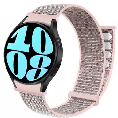 Nylon Armbånd  No-Gap Samsung Galaxy Watch 6 (40mm) - Pink Sand