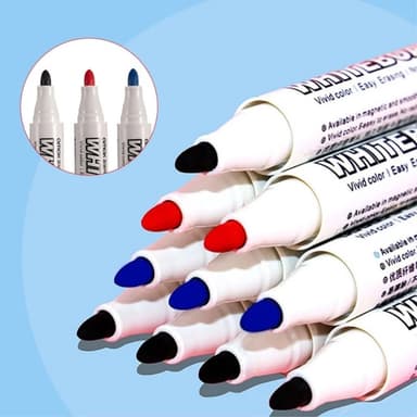 Whiteboard Marker Pen Maleri Tegning - 3 stk i forskellige farver