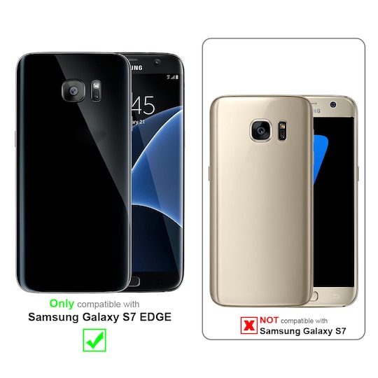 Samsung Galaxy S7 EDGE Pungetui Cover Case (Sort)