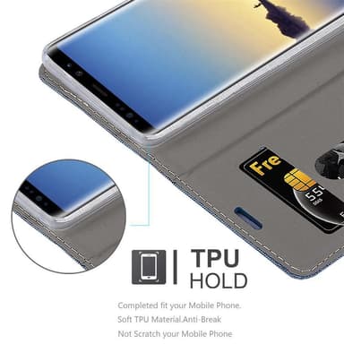Samsung Galaxy NOTE 9 Pungetui Cover Case (Blå)