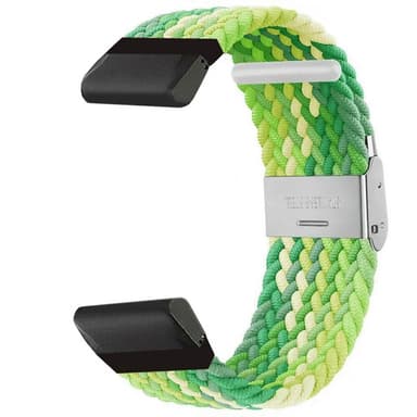 Flettet Urrem Garmin Fenix 5X Plus - Gradient green