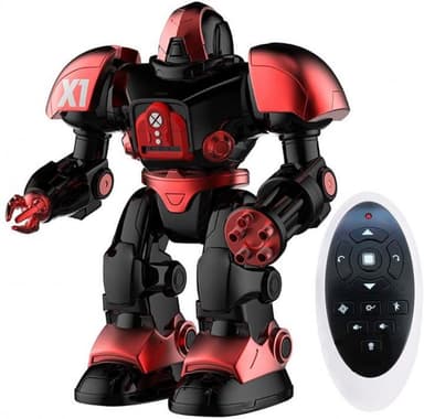 Radio-controlled Robot that shoots foam discs + dances and sings