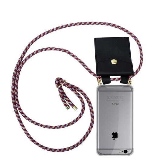 iPhone 6 / 6S Etui Cover Kæde (Rød)