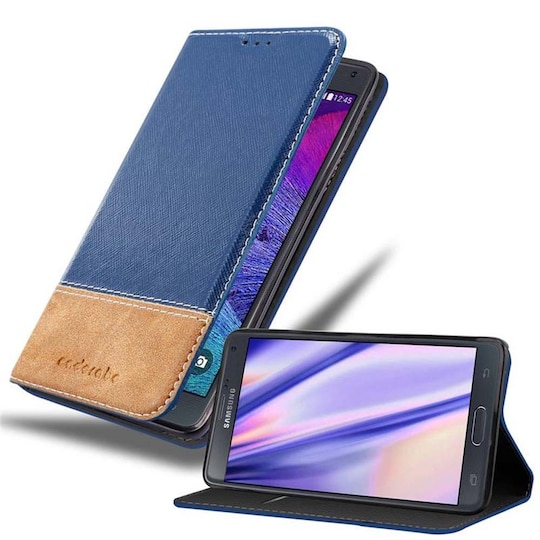 Samsung Galaxy NOTE 4 Etui Case Cover (Blå)