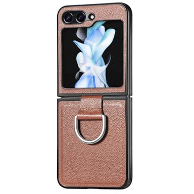 Ring Cover Samsung Galaxy Z Flip 5 - Brun