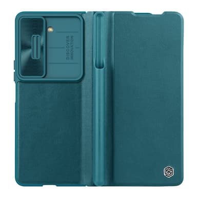 Nillkin Qin Pro cover Samsung Galaxy Z Fold 5 - Petrol