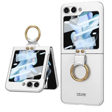 GKK Ring Cover Samsung Galaxy Z Flip 5 - Sølv
