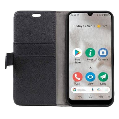Wallet cover 2-kort Doro 8100 - Sort
