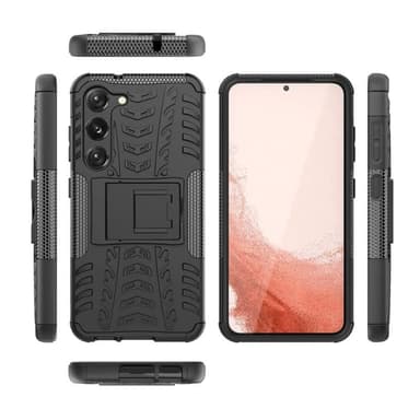 Stødbestandigt cover med stativ Samsung Galaxy S23 FE - Sort