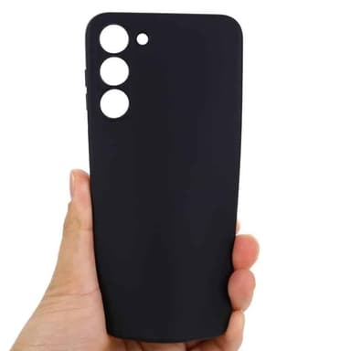 Liquid silikone cover Samsung Galaxy S23 FE - Sort
