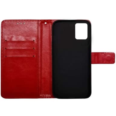 Wallet cover 3-kort Motorola Moto G14 - Rød